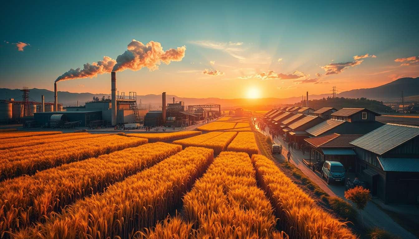 Agricultura, indústria e serviços: os motores econômicos que impulsionam o interior